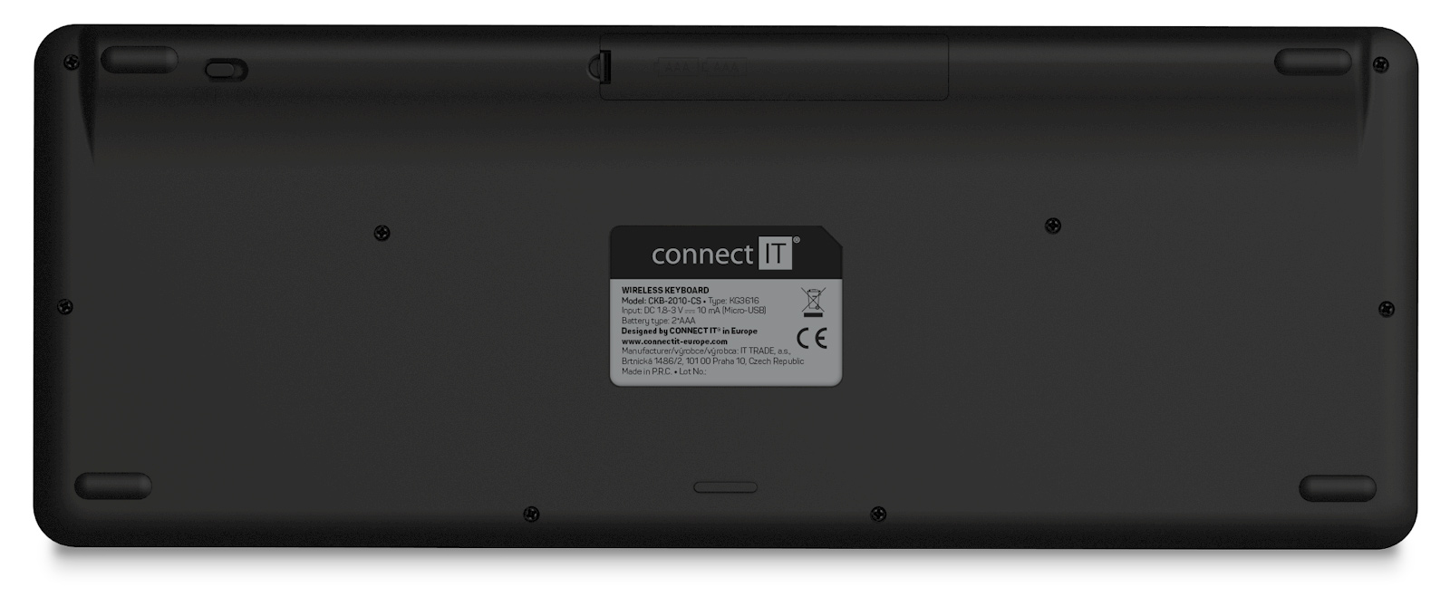 Obrázek CONNECT IT Touch bezdrátová klávesnice + touch pad