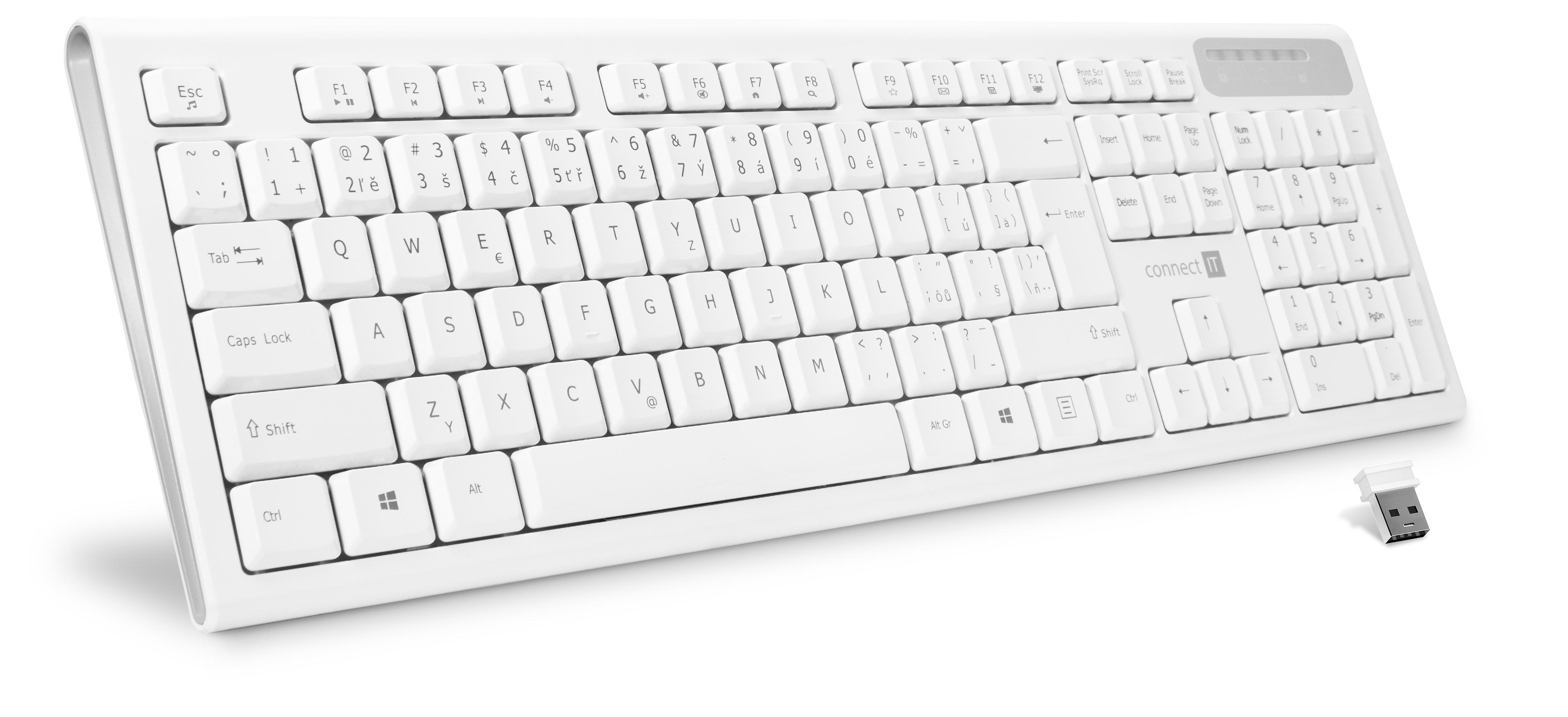 CONNECT IT Multimediální bezdrátová klávesnice