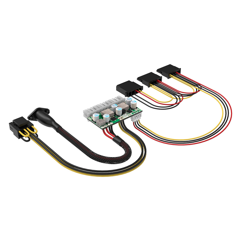 Obrázek AKASA adaptér 200W DC pro DC ATX power