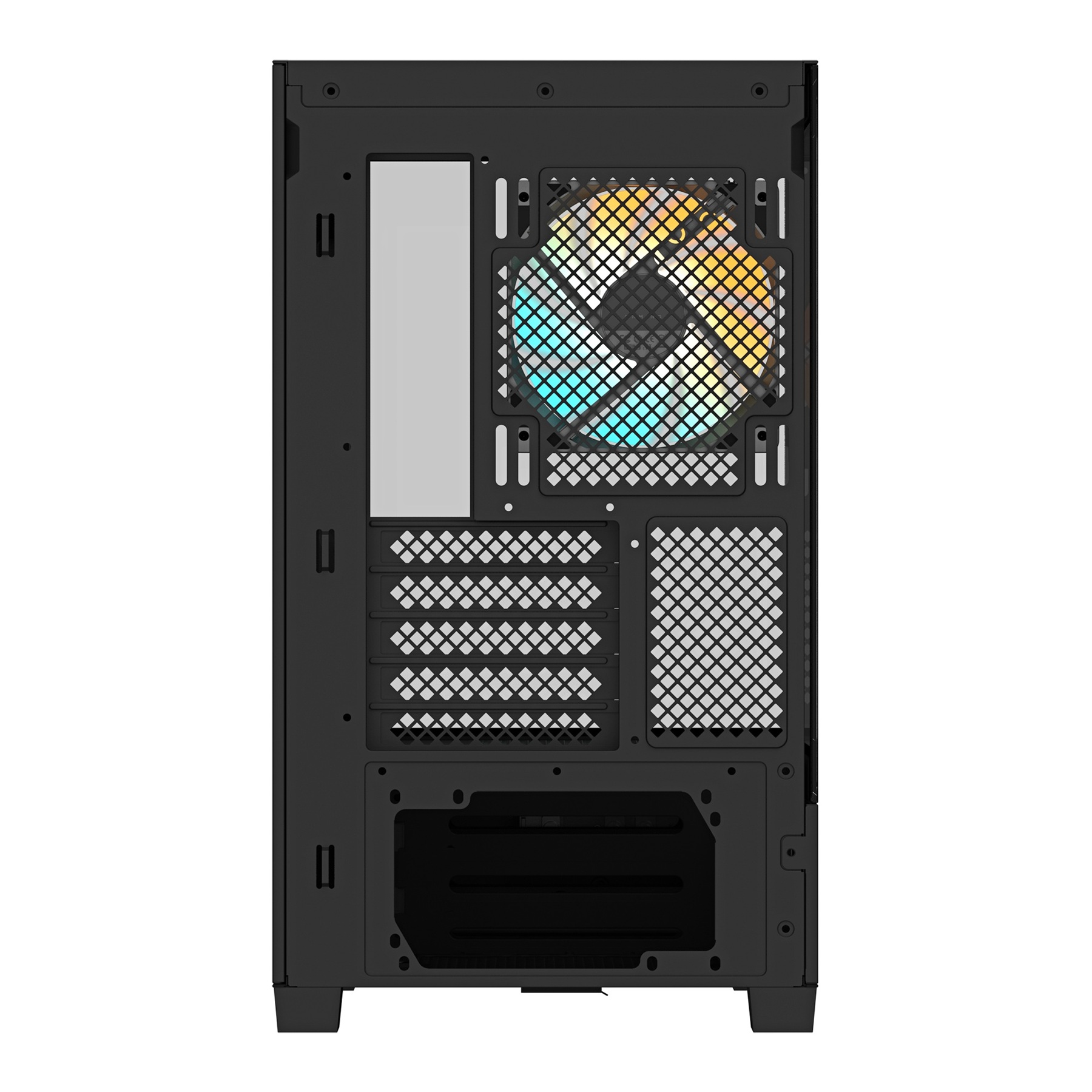 Obrázek GIGABYTE C201 PANORAMIC/Midi Tower/Transpar./Černá