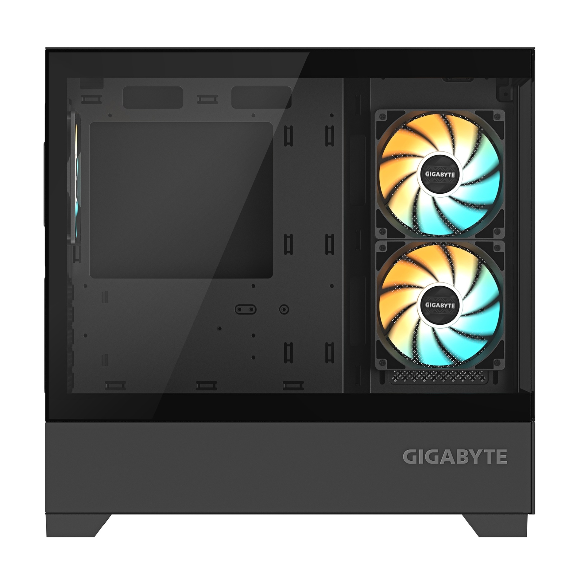 Obrázek GIGABYTE C201 PANORAMIC/Midi Tower/Transpar./Černá