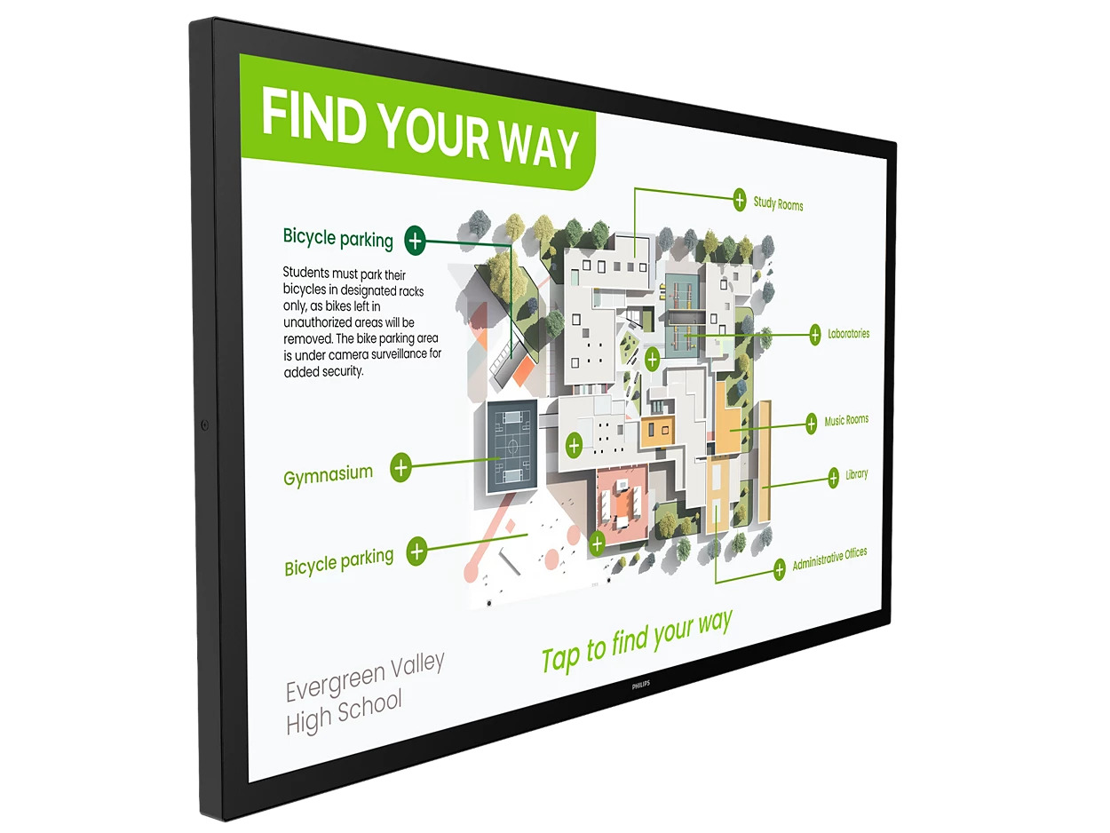 55" D-LED Philips 55BDL3751T-UHD,450c,PCap,24/7
