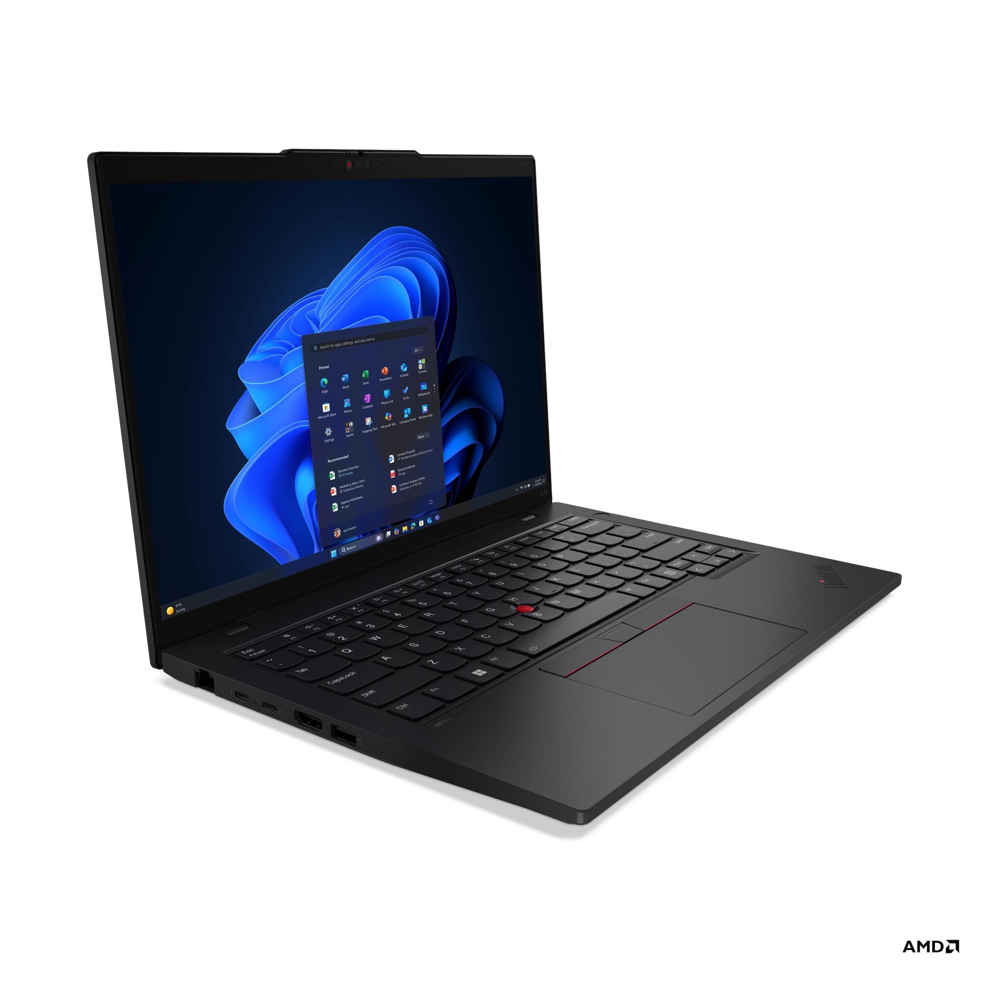 Obrázek Lenovo ThinkPad L/L14 Gen 6 (AMD)/R7PRO-250/14"/WUXGA/32GB/1TB/AMD int/W11P/Black/3R On-Site