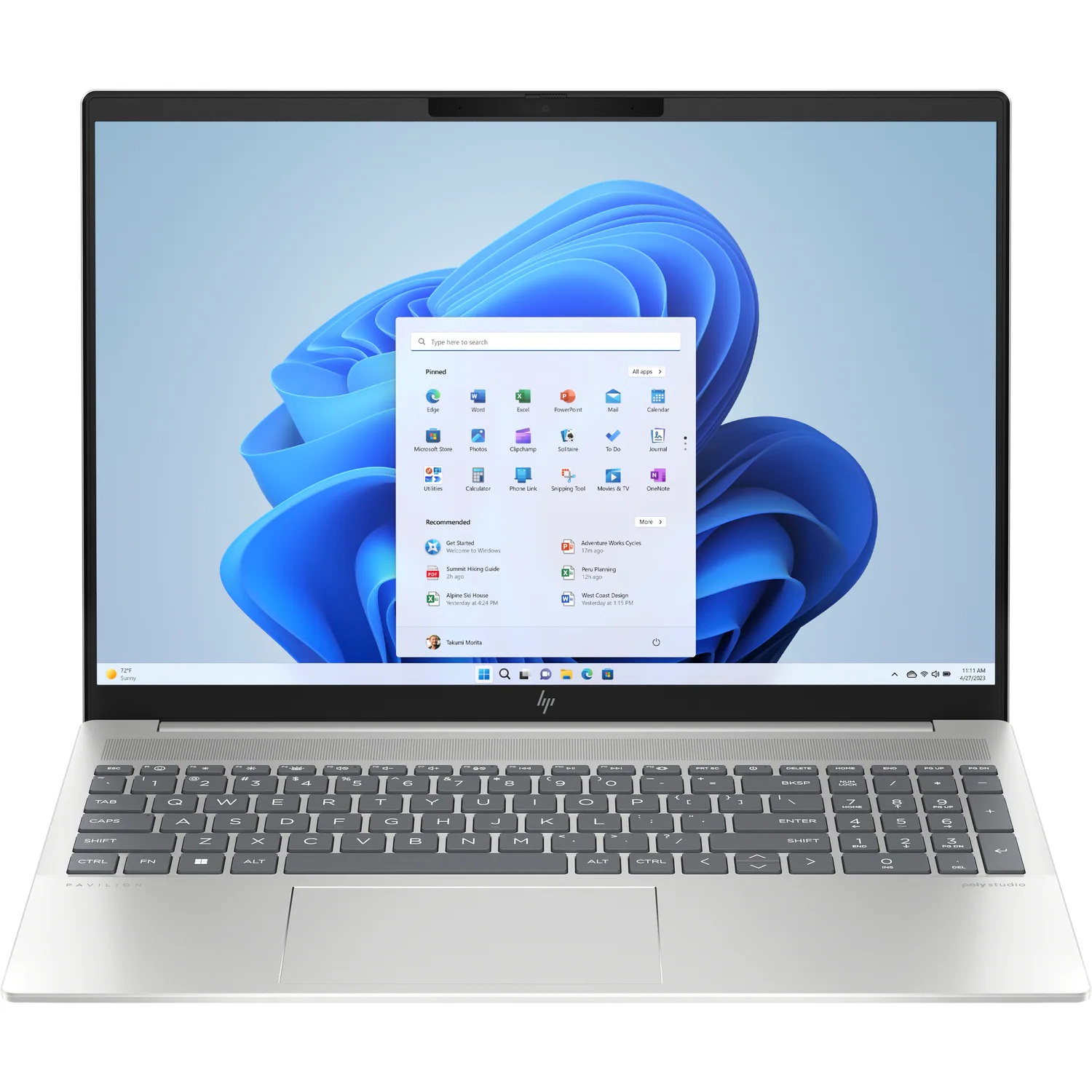 HP Pavilion Plus/16-ab1012nc/U7-155H/16"/2560x1600/32GB/1TB/RTX 4050/W11P/Silver/3R