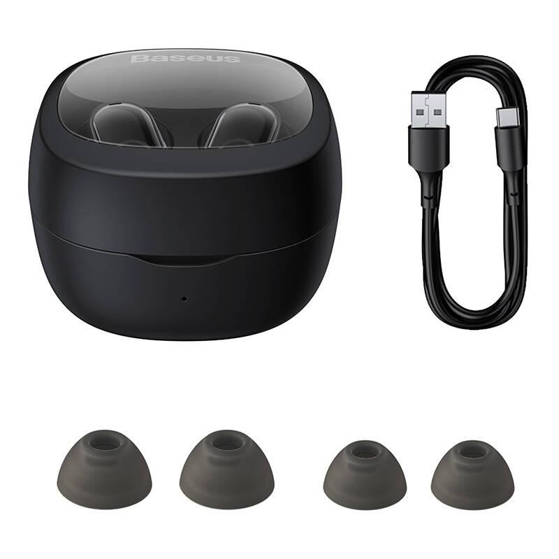Obrázek Baseus Bluetooth sluchátka Bowie WM02 černá