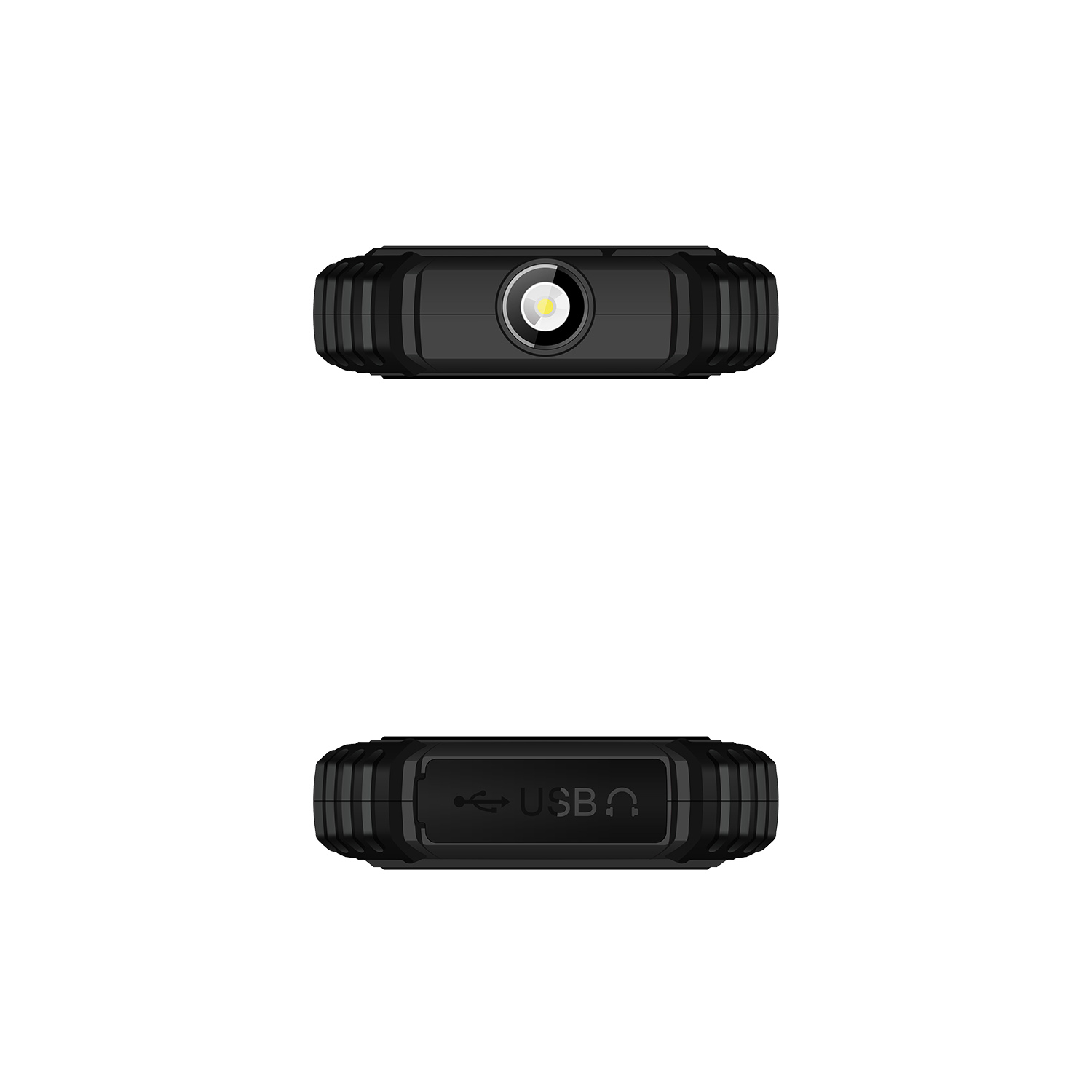 Obrázek EVOLVEO StrongPhone Q1, vodotěsný odolný Dual SIM telefon, černý