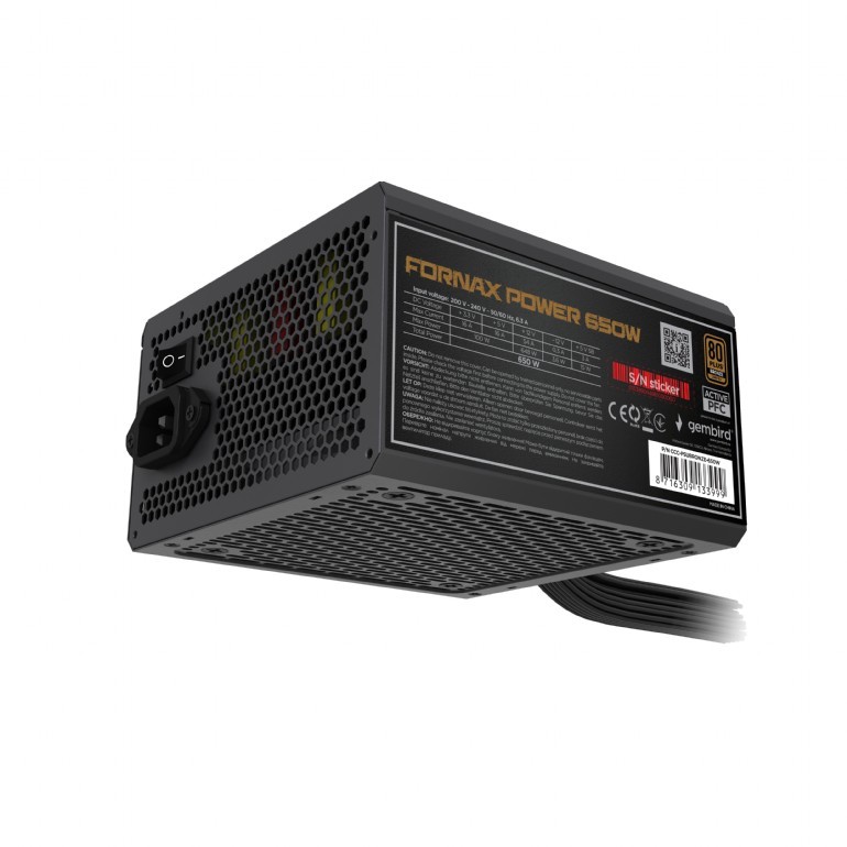 Obrázek GEMBIRD FX 650W 80+ Bronze