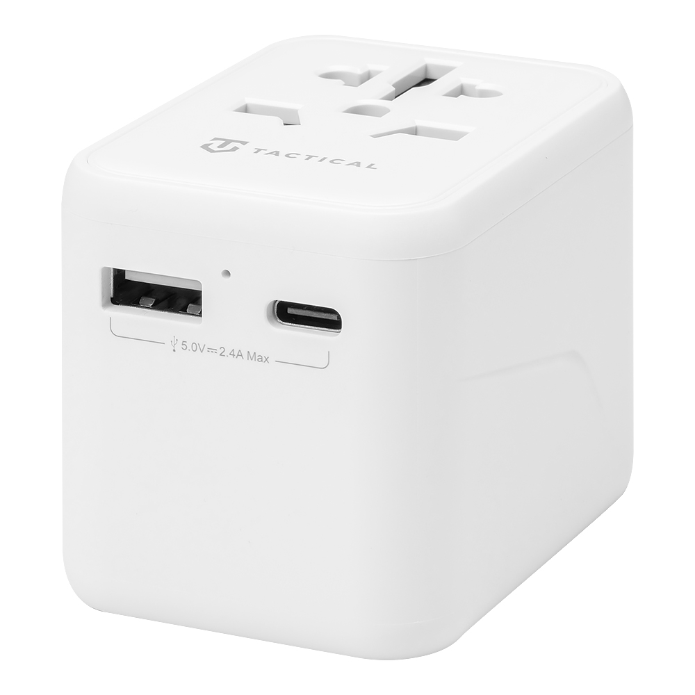 Obrázek Tactical PTP Travel Adapter White