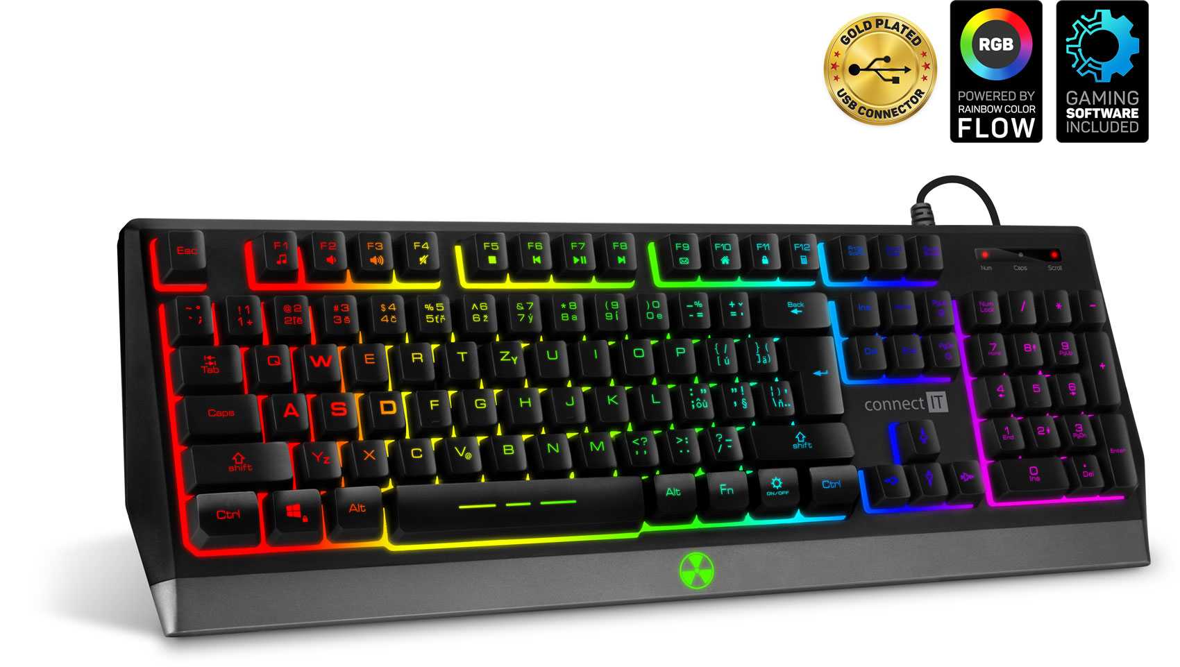 CONNECT IT BATTLE RGB herní klávesnice