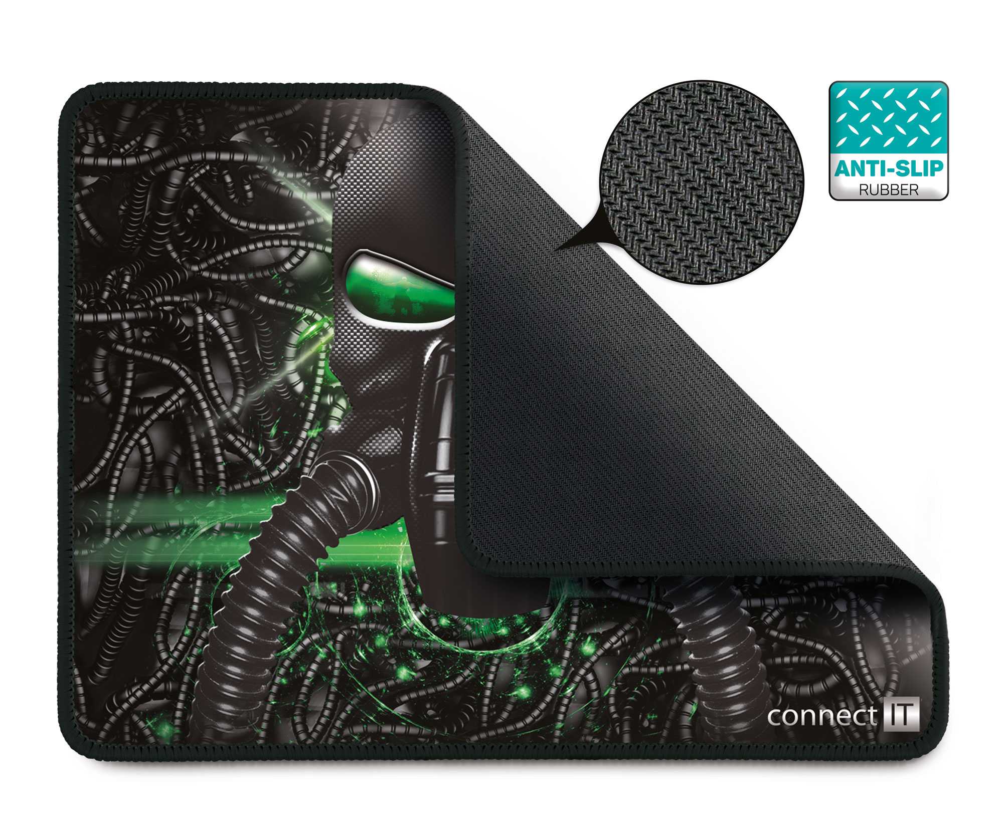 Obrázek CONNECT IT BATTLE RNBW podložka pod myš, vel. S