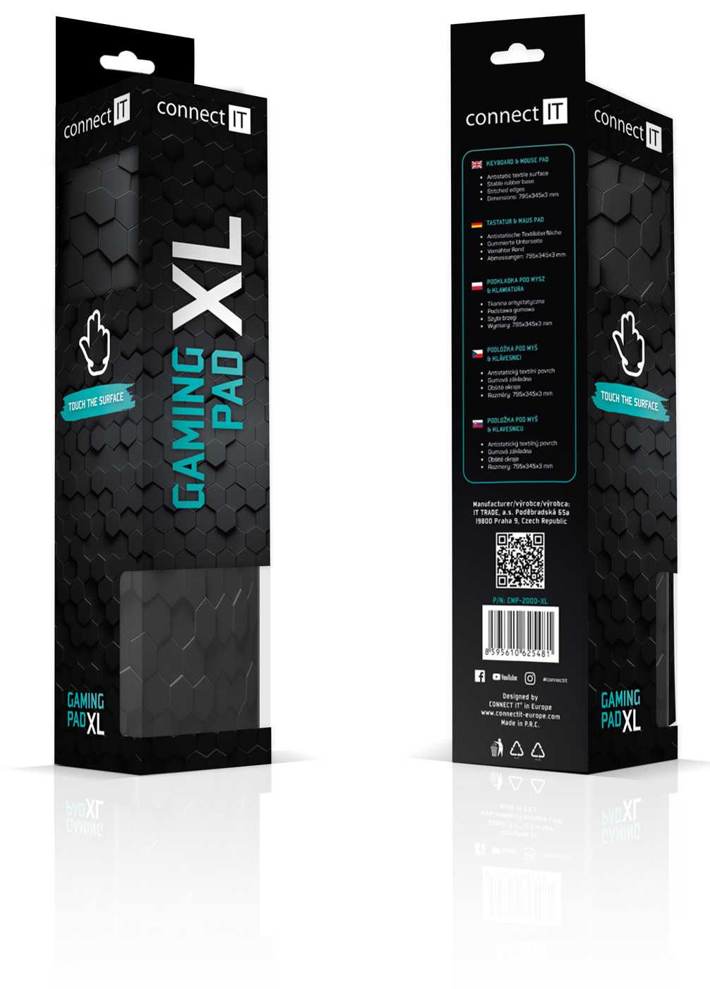 Obrázek CONNECT IT podložka, vel. XL (795 × 345 mm)