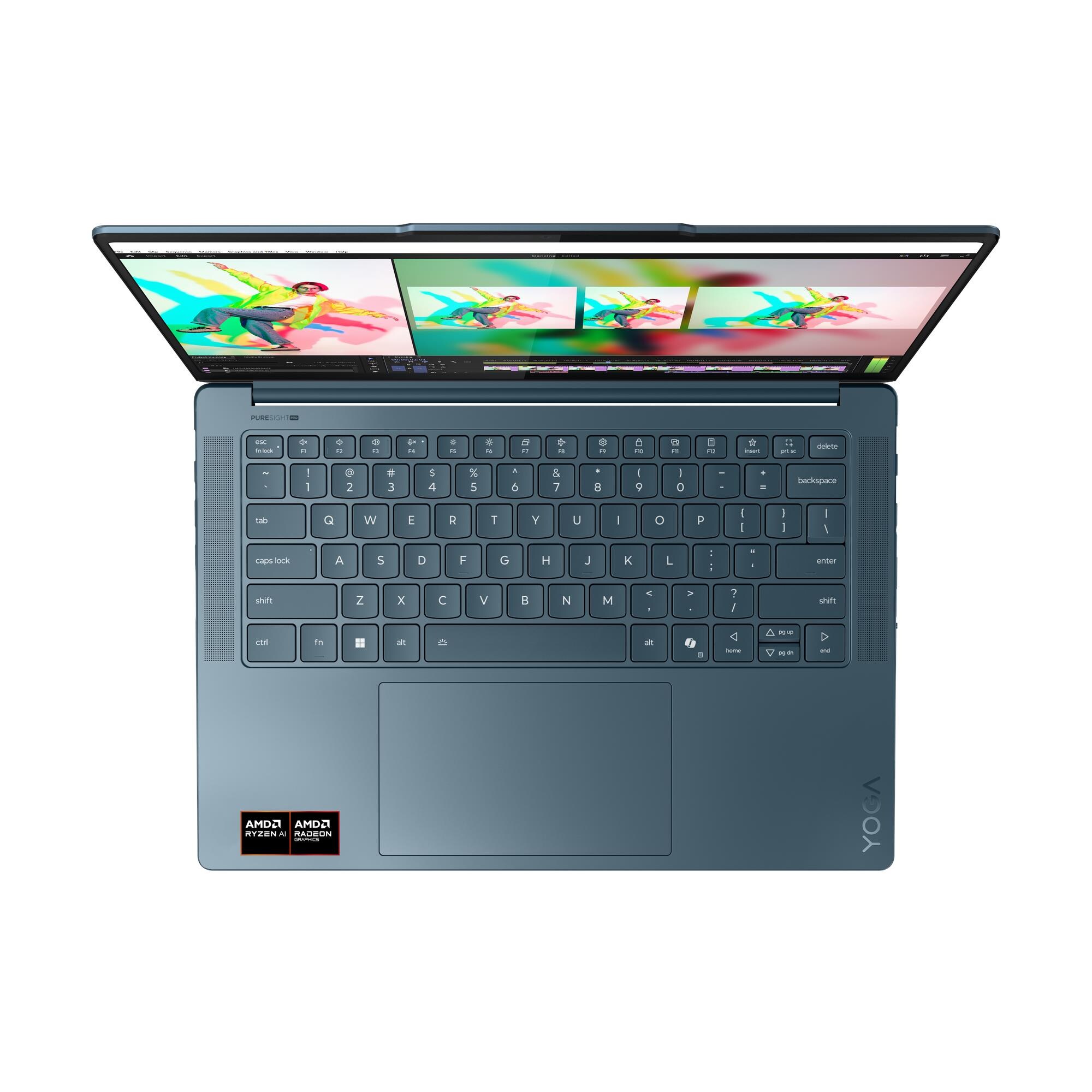 Obrázek Lenovo Yoga Pro 7/14ASP10/AI9-365/14,5"/2944x1840/32GB/1TB/AMD int/W11P/Tidal Teal/3R On-Site