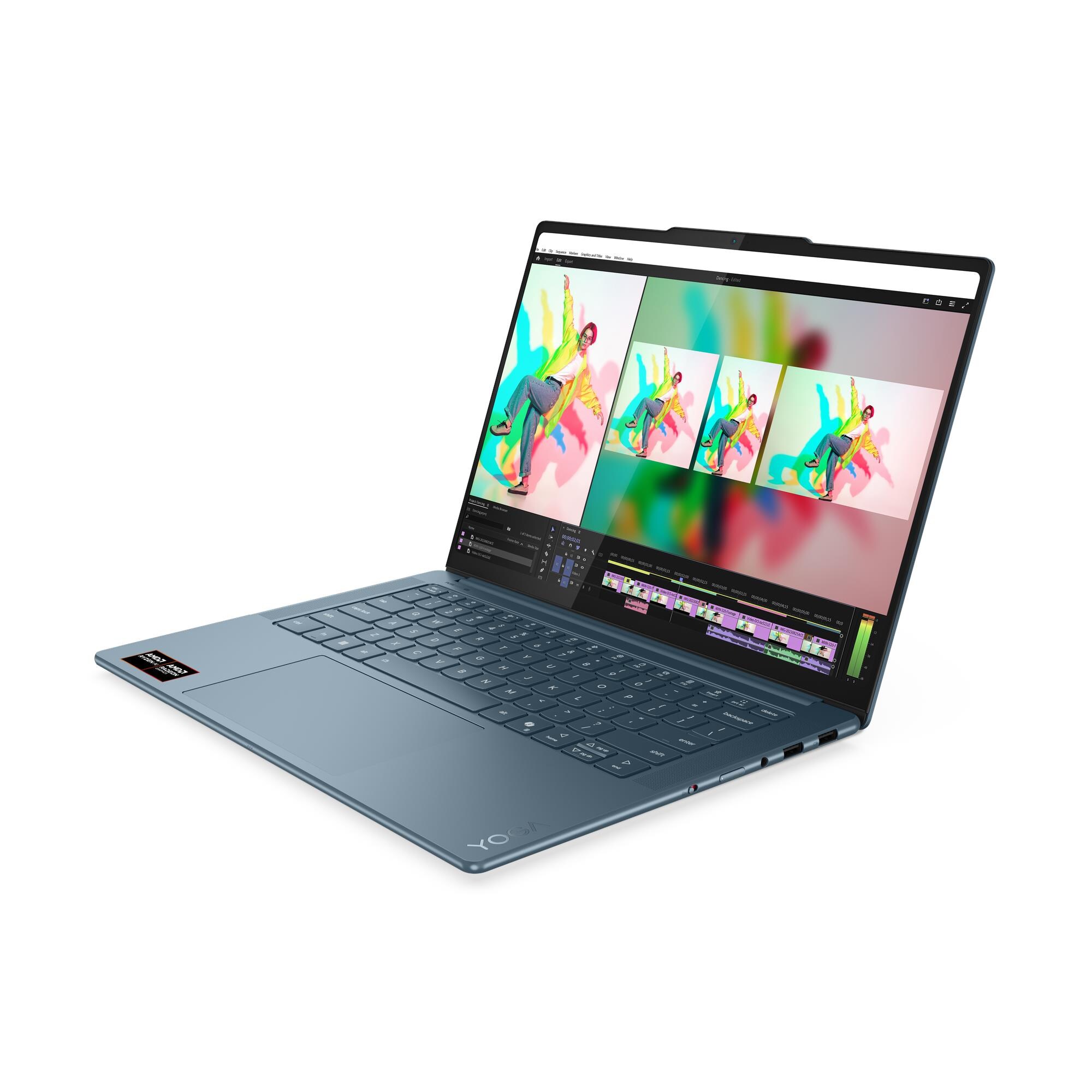 Obrázek Lenovo Yoga Pro 7/14ASP10/AI9-365/14,5"/2944x1840/32GB/1TB/AMD int/W11H/Tidal Teal/3R On-Site