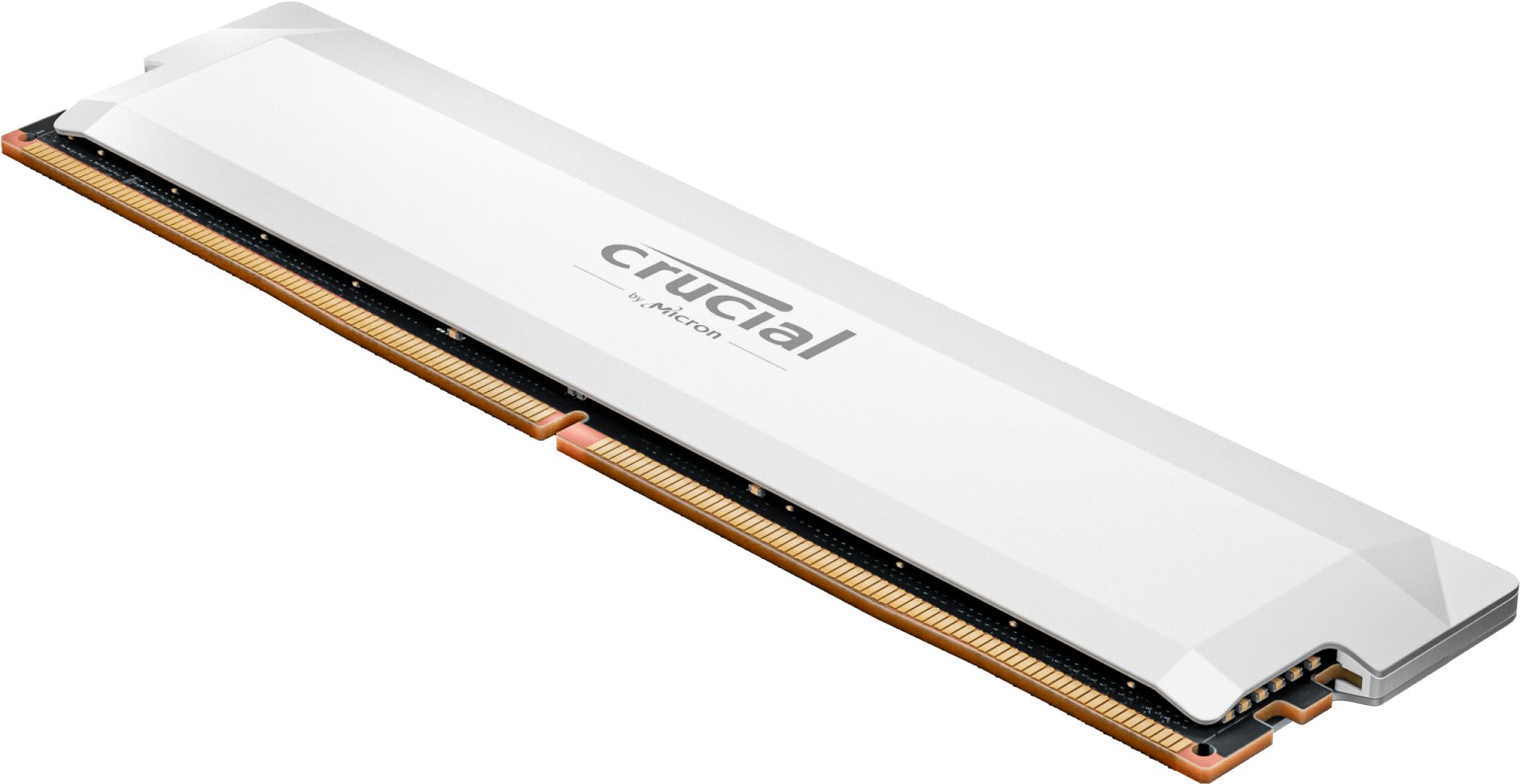 Crucial Pro OC/DDR5/32/6000MHz/CL40/1x32GB/White